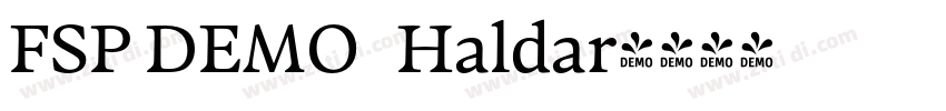 FSP DEMO   Haldar字体转换